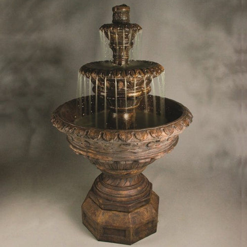 Valencia Three-Tier Fountain - Outdoor Fountain Pros