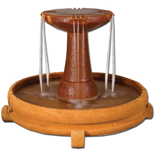 Overflowing Spill Dish Fountain - Outdoor Fountain Pros