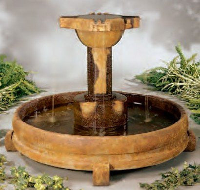 Overflowing Cross Fountain