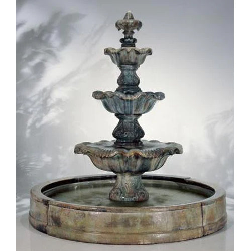 Three Tier Renaissance in Valencia Fountain