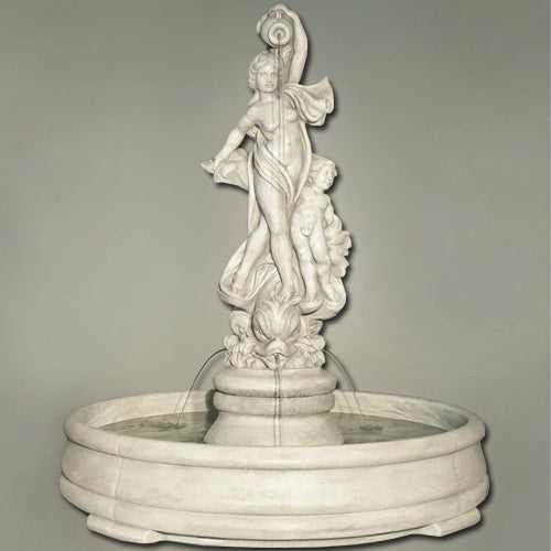 Venus Fountain in Grando Pool - Outdoor Fountain Pros