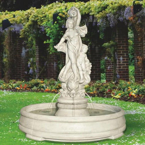 Venus Fountain in Grando Pool - Outdoor Fountain Pros