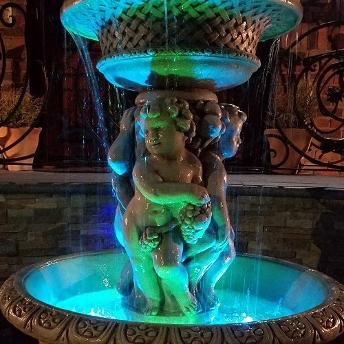 Antique Cherubs Outdoor Fountain