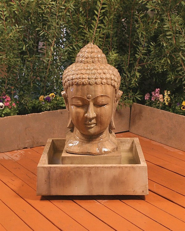 Buddha Head Water Fountain - Outdoor Fountain Pros