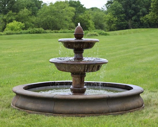Beaufort Outdoor Water Fountain with Pool