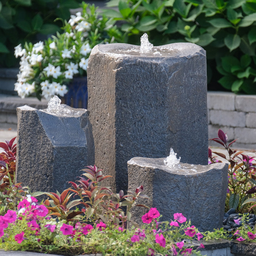 Bird Bath Triple Stone Fountain