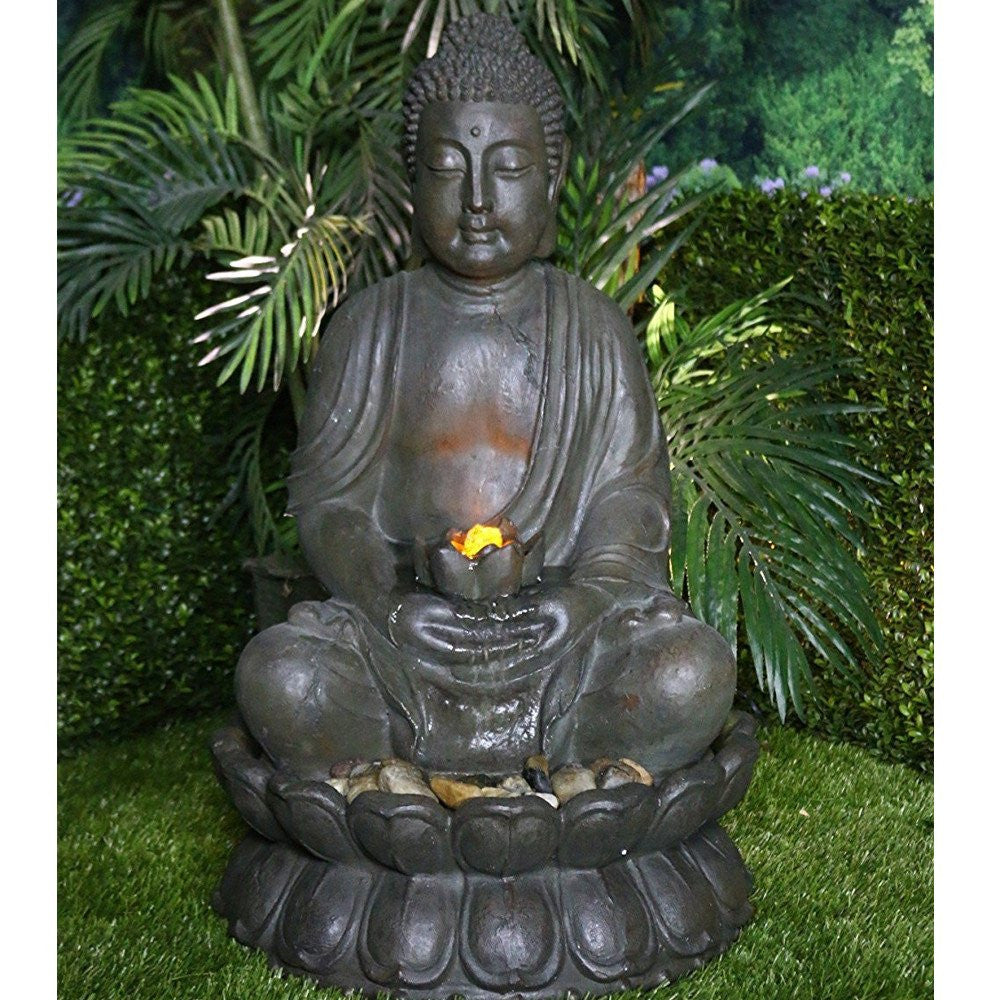 Buddha Water Feature With LED Lights