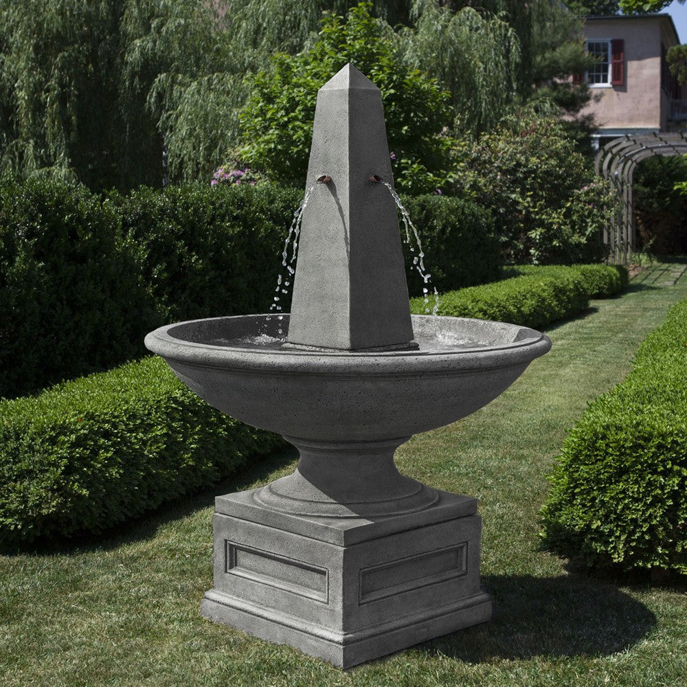 Condotti Obelisk Outdoor Fountain