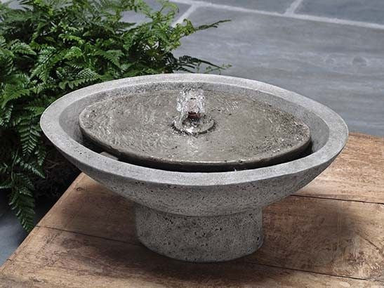 Zen Oval Garden Water Fountain