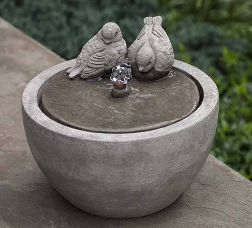 M-Series Bird Small Water Fountain