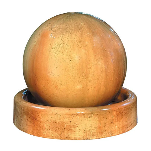 Ball And Ring Base Garden Water Fountain - Outdoor Fountain Pros