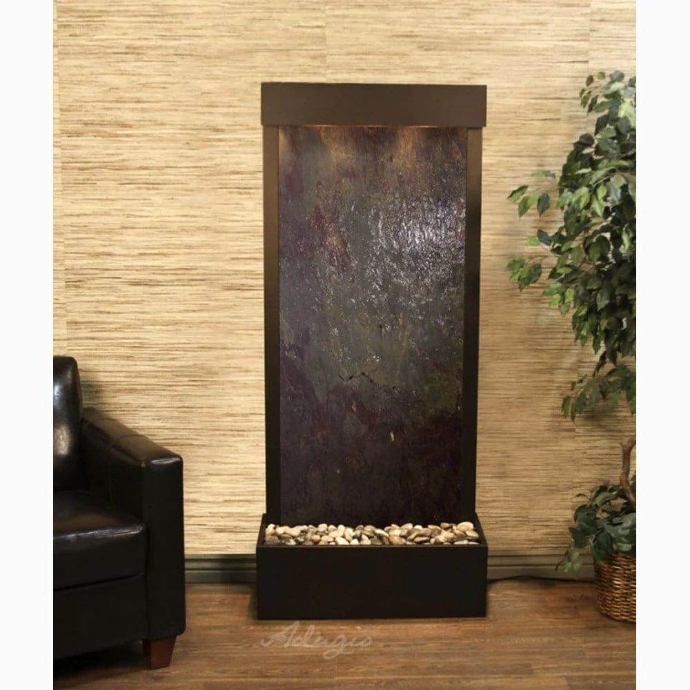 Harmony River Floor Water Fountain - Rear Mounted