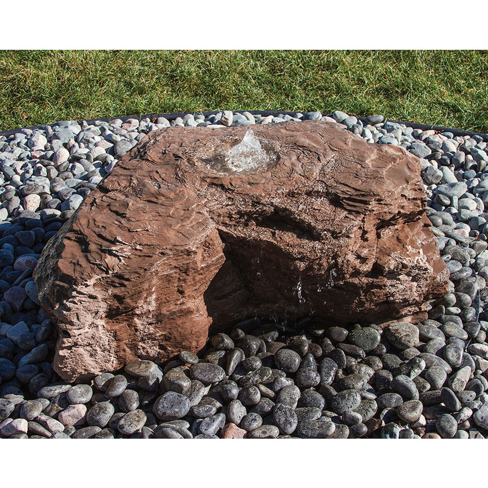 Horseshoe Falls Stone Outdoor Fountain