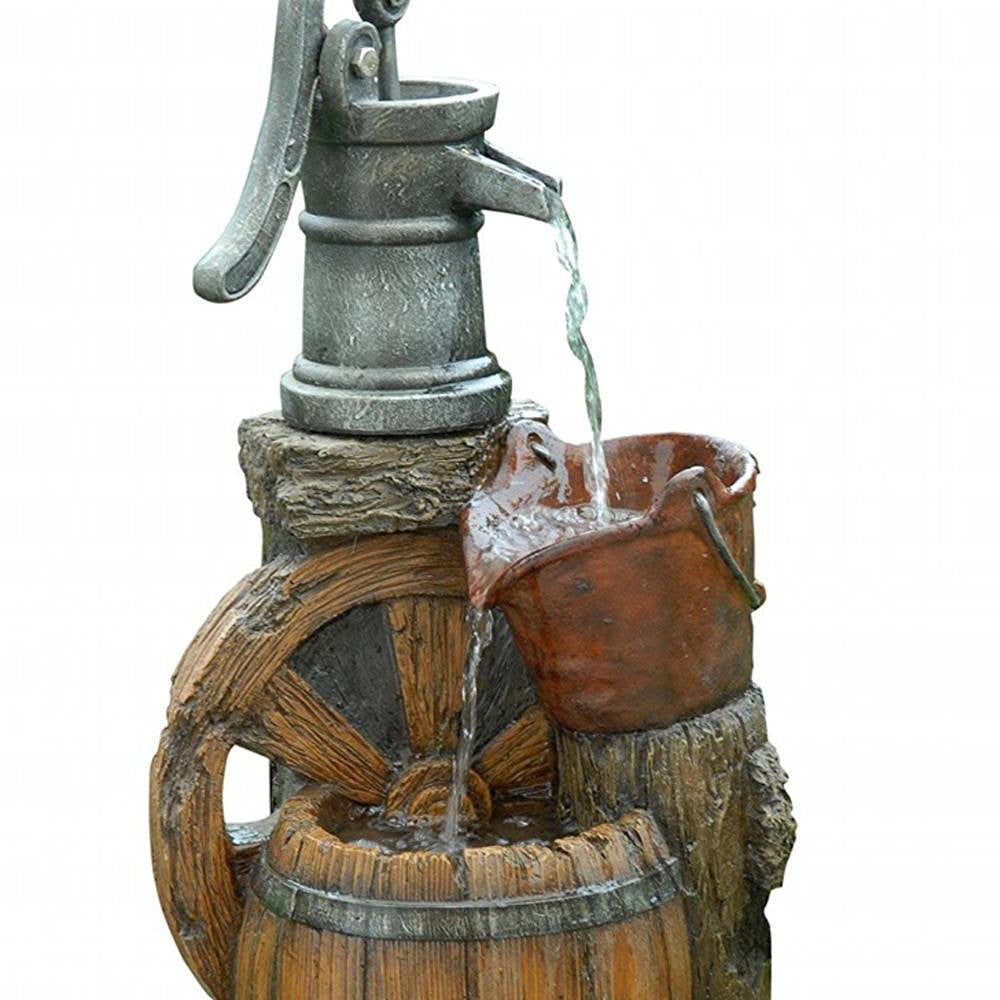 Old Fashion Pump Barrel Fountain