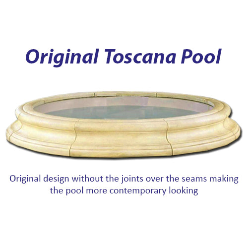 Traviata Two-Tier Fountain in Toscana Pool