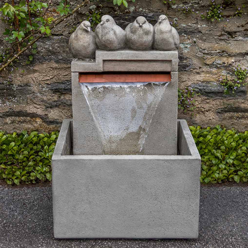 Quartet Wall Outdoor Fountain