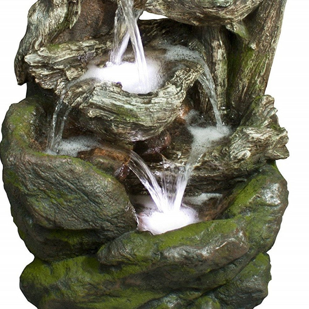 Rainforest Tiered Waterfall Fountain