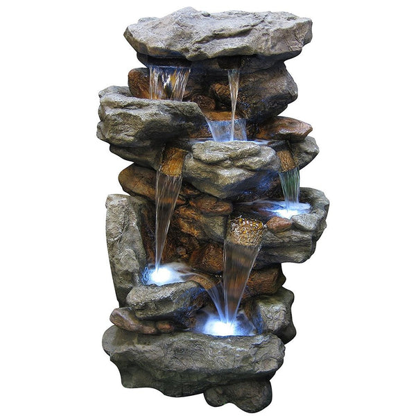 Rainforest Waterfall Fountain LED Lights