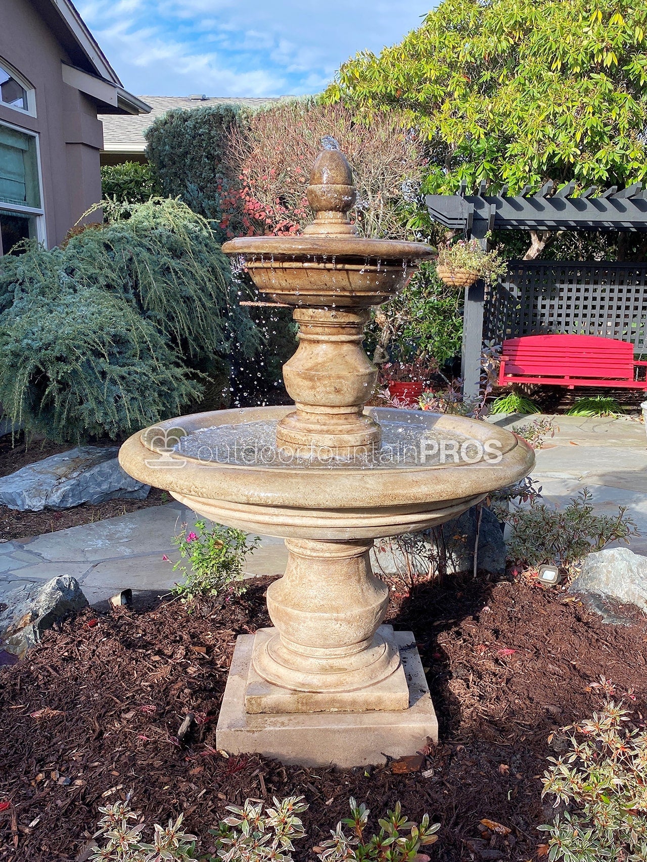 San Pietro Tiered Outdoor Water Fountain