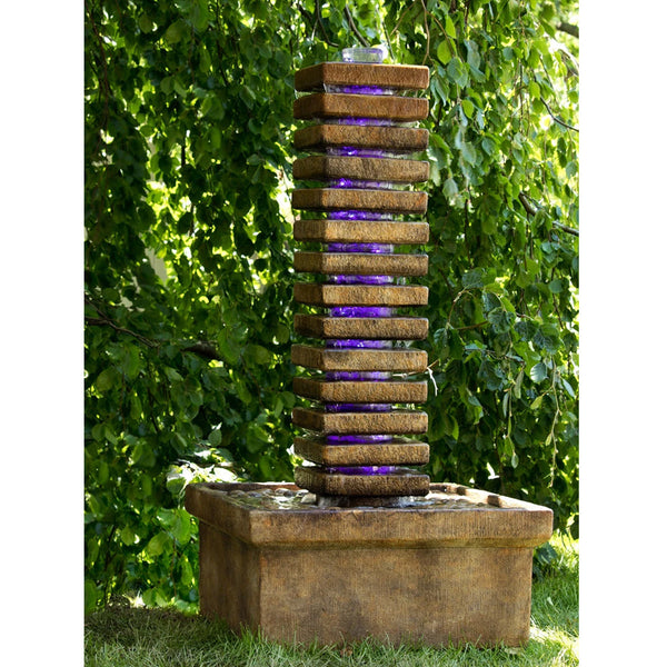 Square Luminaire Fountain