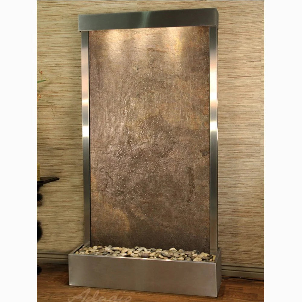 Tranquil River Floor Fountain - Rear Mount