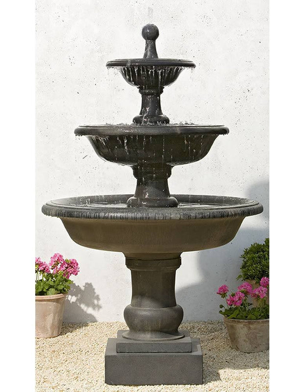 Vicobello Tiered Outdoor Water Fountain