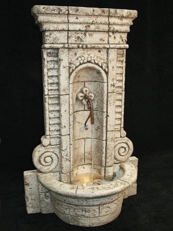 Champagne Wall Outdoor Fountain