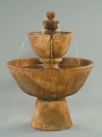 Tuscan Tiered Outdoor Water Fountain