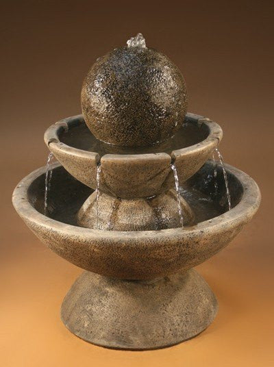 Zen Tiered Garden Fountain - Short
