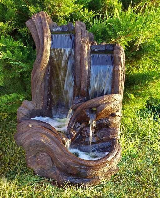 Twin Falls Log Fountain